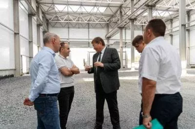 Встреча руководства завода БОНУМ с главой администрации Аксайского района Встреча руководства завода БОНУМ с главой администрации Аксайского района